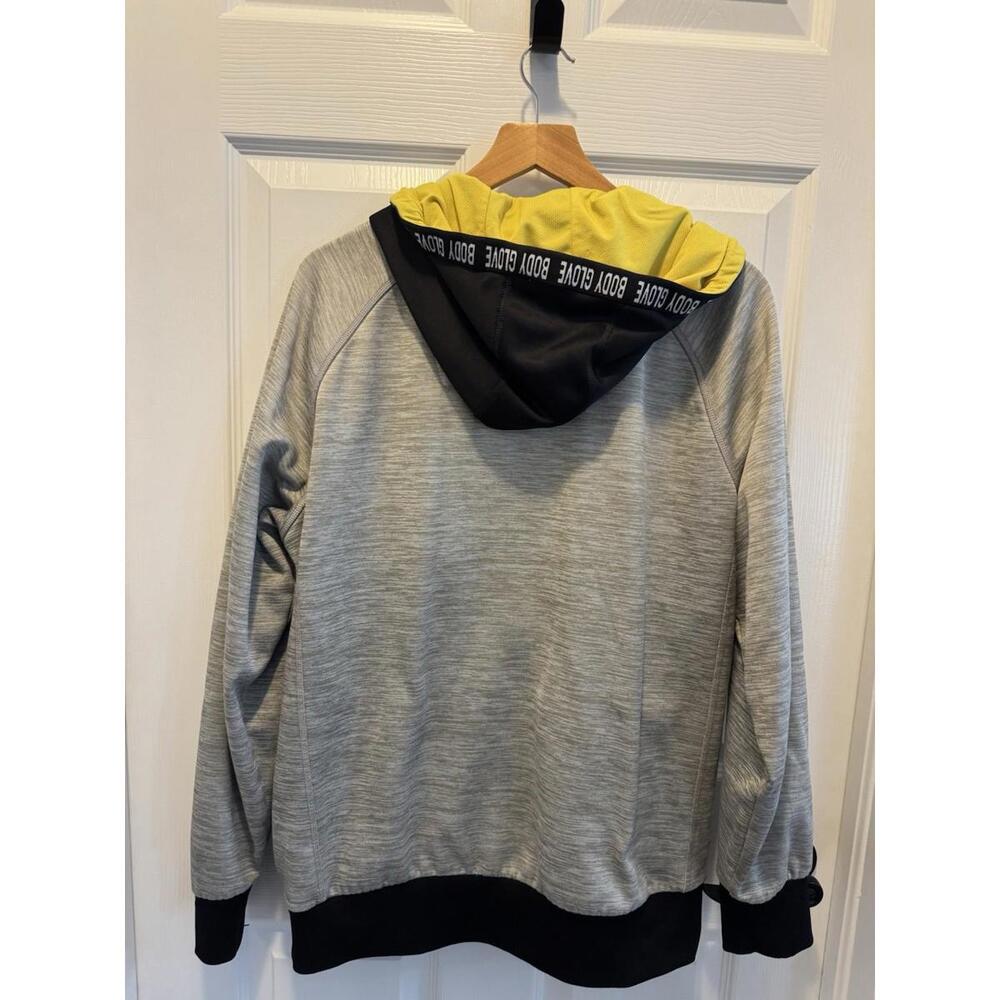 Body Glove‎ Women’s Yellow/Gray Zip Up Hooded Jacket Size Large - Picture 3 of 3